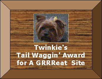 Twinkie's Award