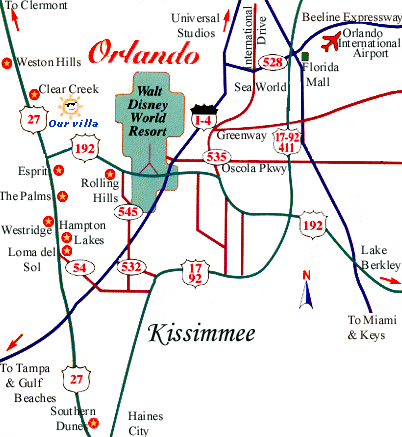 Orlando Location Map