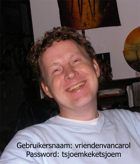 Carol op 23 december 2006 bij Irene een bakkie doen