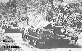 The Russian T34 tanks