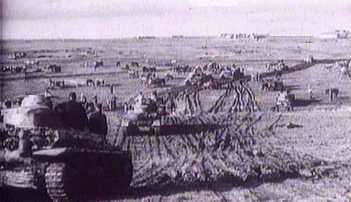 German tanks to the Russian front