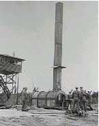 One of the incinerators, Bergen Belsen camp