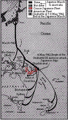 Battle of the Coral Sea, 7-8 May 1942.