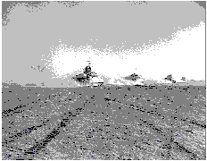 Tanks in the desert, Africa