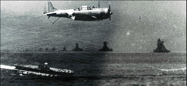 The battle at Midway