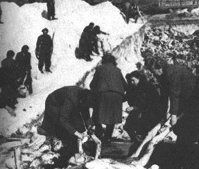 Mass grave at Ravensbruck