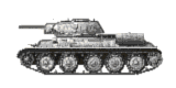 Sovjets T-34-76a tank